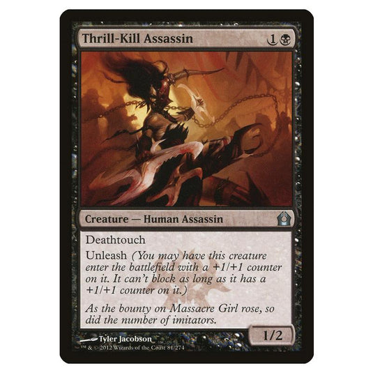 Magic The Gathering - Return To Ravnica - Thrill-kill Assassin - 81/274 (Foil)