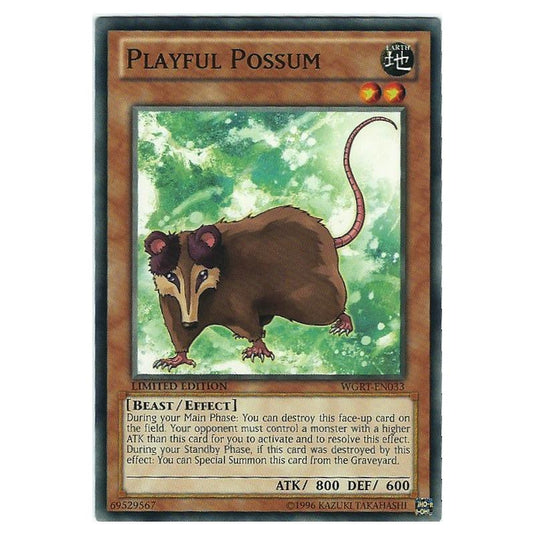Yu-Gi-Oh! - War of the Giants Reinforcements - Playful Possum (Common) WGRT-EN033
