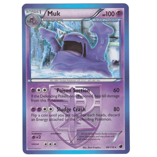 Pokemon - Black & White - Plasma Freeze - Muk - 46/116