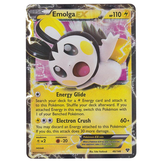 Pokemon - XY Base Set - Emolga EX - 46/146