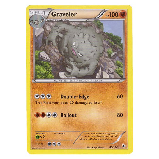 Pokemon - XY - Flashfire - Graveler - 46/106
