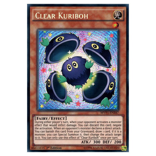 Yu-Gi-Oh! - Yu-Gi-Oh! The Dark Side of Dimensions Movie Pack Secret Edition - Clear Kuriboh (Secret Rare) MVP1-ENS47