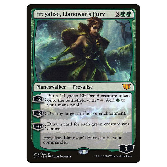 Magic The Gathering - Commander 2014 - Freyalise, Llanowar\\'s Fury - 43