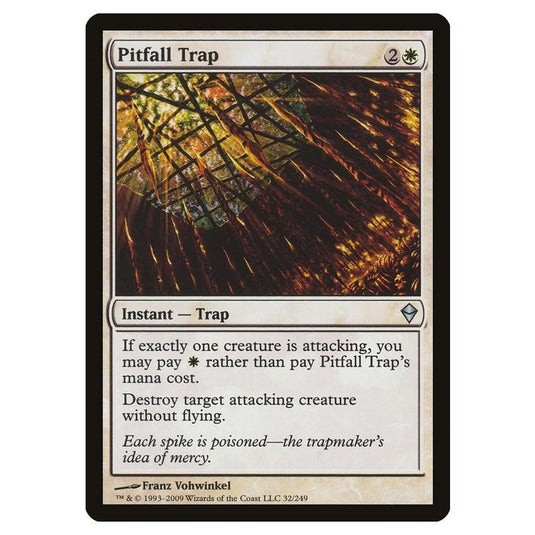 Magic The Gathering - Zendikar - Pitfall Trap - 32/249 (Foil)