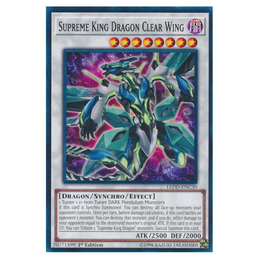 Yu-Gi-Oh! - Legendary Dragon Decks - Supreme King Dragon Clear Wing (Common) LEDD-ENC30