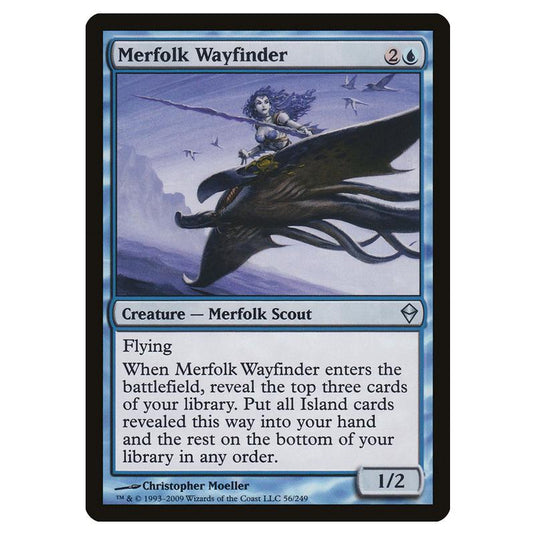 Magic The Gathering - Zendikar - Merfolk Wayfinder - 56/249 (Foil)
