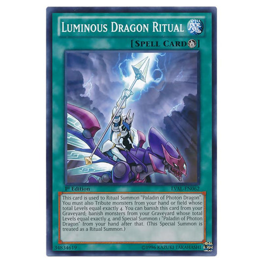 Yu-Gi-Oh! - Legacy of the Valiant - Luminous Dragon Ritual (Common) LVAL-EN062