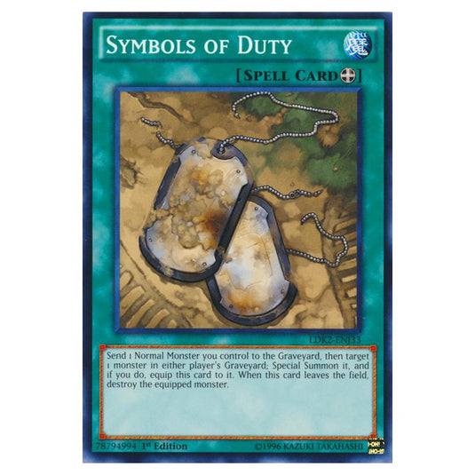 Yu-Gi-Oh! - Legendary Decks II - Symbols of Duty (Common) LDK2-ENJ33