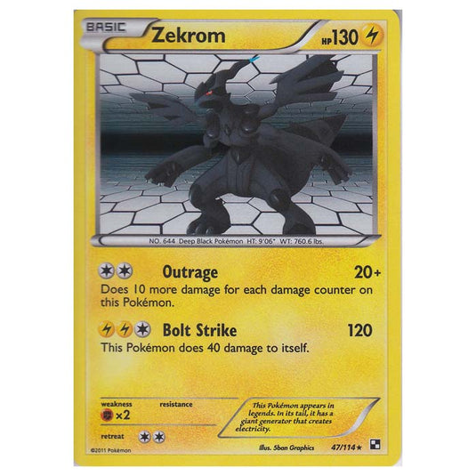 Pokemon - Black & White - Zekrom 47/114