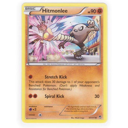 Pokemon - XY Furious Fists - Hitmonlee - 47/111