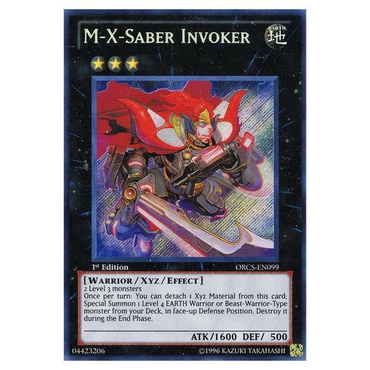 Yu-Gi-Oh! - Order of Chaos - M-X-Saber Invoker (Secret Rare) ORCS-EN099