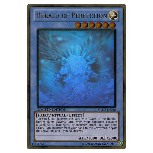 Yu-Gi-Oh! - Gold Series - Haunted Mine - Herald of Perfection (Ghost/Gold Rare) GLD5-EN030