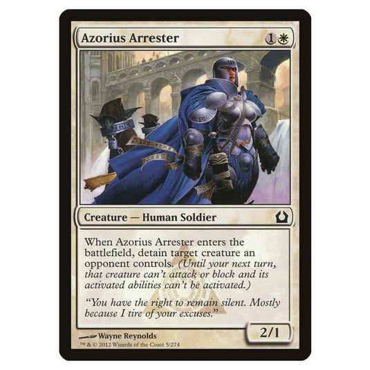 Magic The Gathering - Return To Ravnica - Azorius Arrester - 5/274 (Foil)