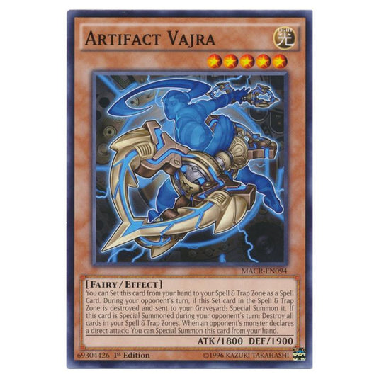Yu-Gi-Oh! - Maximum Crisis - Artifact Vajra (Common) MACR-EN094
