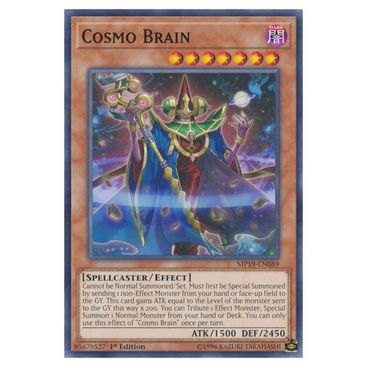 Yu-Gi-Oh! - 2019 Gold Sarcophagus Tin Mega Pack - Cosmo Brain (Common) MP19-EN089
