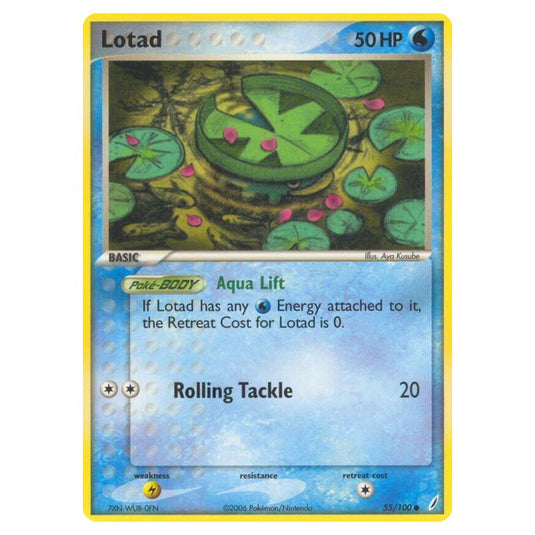 Pokemon - EX Crystal Guardians - Lotad - 055/100
