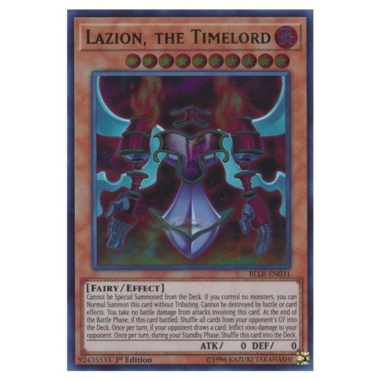 Yu-Gi-Oh! - Battles of Legend - Light's Revenge - Lazion, the Timelord (Ultra Rare) BLLR-EN031