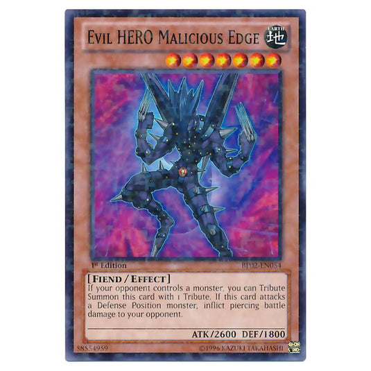 Yu-Gi-Oh! - Battle Pack 2 - War of the Giants - Evil HERO Malicious Edge (Mosaic Rare) BP02-EN054