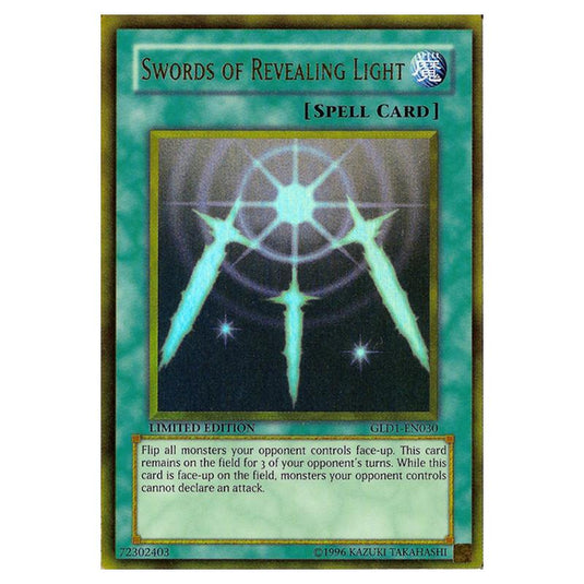 Yu-Gi-Oh! - Gold Series - Swords of Revealing Light (Gold Rare) GLD1-EN030