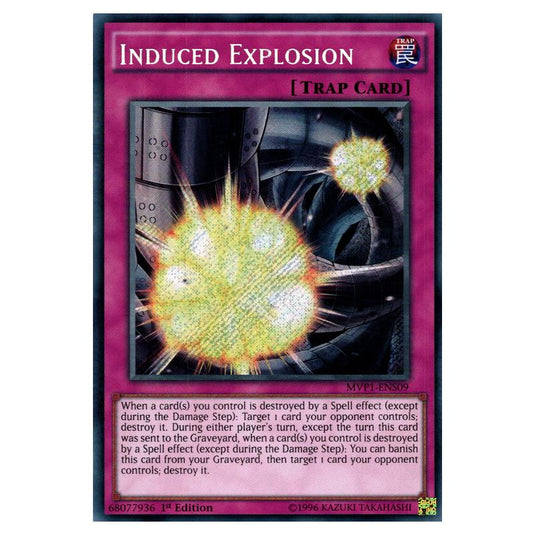 Yu-Gi-Oh! - Yu-Gi-Oh! The Dark Side of Dimensions Movie Pack Secret Edition - Induced Explosion (Secret Rare) MVP1-ENS09