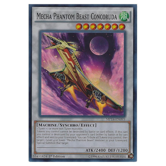 Yu-Gi-Oh! - 2014 Mega-Tin Mega Pack - Mecha Phantom Beast Concoruda (Super Rare) MP14-EN093