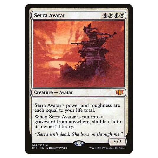 Magic The Gathering - Commander 2014 - Serra Avatar - 87