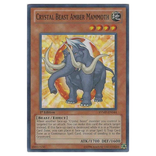 Yu-Gi-Oh! - Ra Yellow Mega Pack - Crystal Beast Amber Mammoth (Super Rare) RYMP-EN044