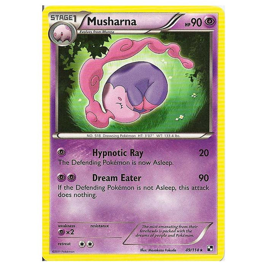 Pokemon - Black & White - Musharna 49/114