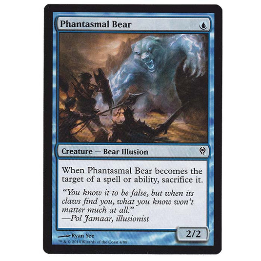 Magic the Gathering - Jace vs Vraska - Phantasmal Bear - 4/88