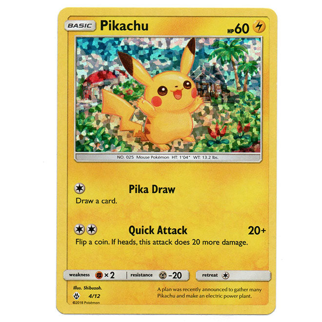Pokemon - Pikachu - McDonalds 2019 Promo 4/12 Pokemon - Pikachu - McDonalds 2019 Promo 4/12