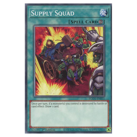 Yu-Gi-Oh! - Egyptian God Deck - Obelisk the Tormentor - Supply Squad (Common) EGO1-EN031