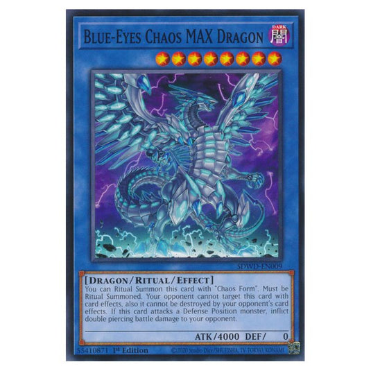 Yu-Gi-Oh! - Structure Deck - Blue-Eyes White Destiny - Blue-Eyes Chaos MAX Dragon (Common) SDWD-EN009
