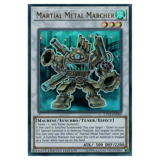 Yu-Gi-Oh! - 2018 Mega-Tins - Martial Metal Marcher (Ultra Rare) CT15-EN009