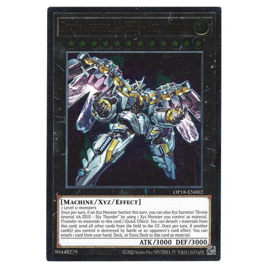 Yu-Gi-Oh! - OTS Tournament Pack 18 - Divine Arsenal AA-ZEUS - Sky Thunder (Ultimate Rare) OP18-EN002