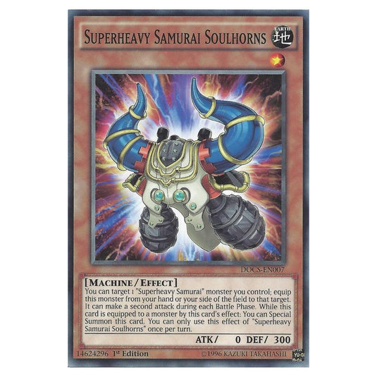 Yu-Gi-Oh! - Dimension of Chaos - Superheavy Samurai Soulhorns (Common) DOCS-EN007