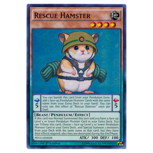 Yu-Gi-Oh! - Pendulum Evolution - Rescue Hamster (Super Rare) PEVO-EN028