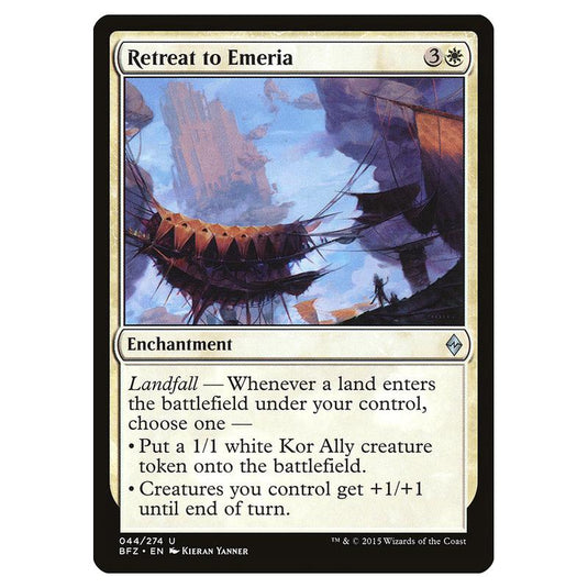Magic The Gathering - Battle For Zendikar - Retreat To Emeria - 44/274