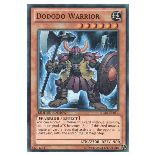 Yu-Gi-Oh! - War of the Giants Reinforcements - Dododo Warrior (Super Rare) WGRT-EN059