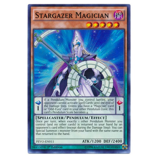 Yu-Gi-Oh! - Pendulum Evolution - Stargazer Magician (Super Rare) PEVO-EN011