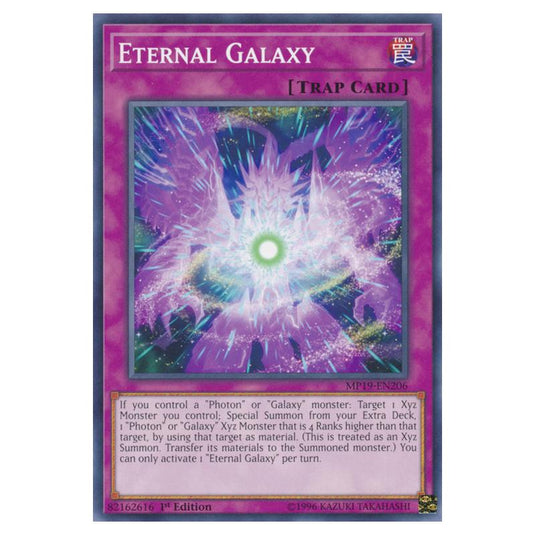 Yu-Gi-Oh! - 2019 Gold Sarcophagus Tin Mega Pack - Eternal Galaxy (Common) MP19-EN206