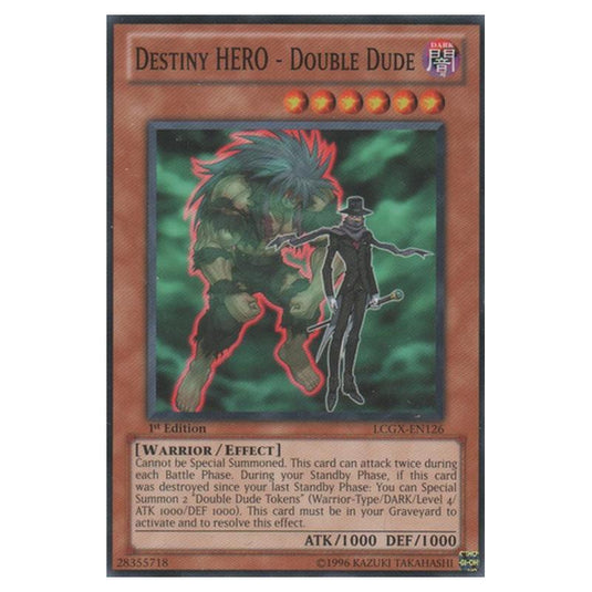 Yu-Gi-Oh! - Legendary Collection 2 - The Duel Academy Years Mega Pack - Destiny HERO - Double Dude (Common) LCGX-EN126