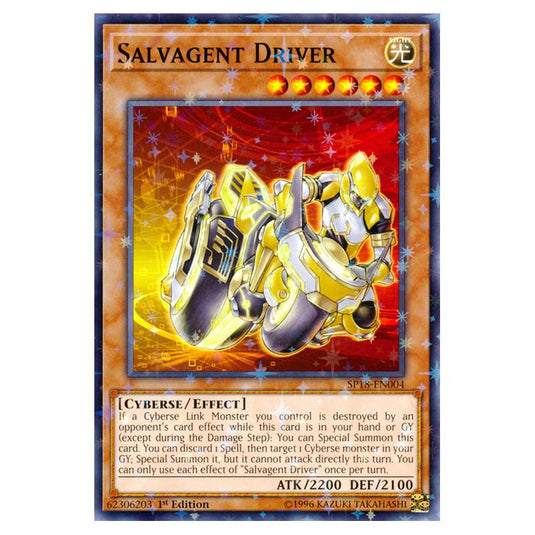 Yu-Gi-Oh! - Star Pack VRAINS - Salvagent Driver (Starfoil) SP18-EN004