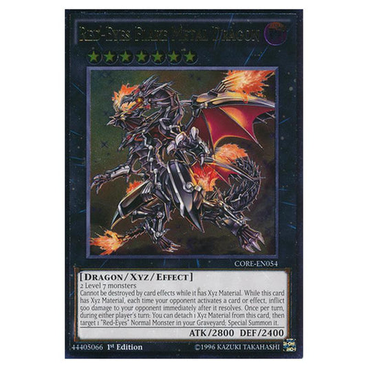 Yu-Gi-Oh! - Clash of Rebellions - Red-Eyes Flare Metal Dragon (Ultimate Rare) CORE-EN054