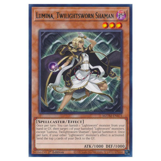 Yu-Gi-Oh! - Maze of the Master - Lumina, Twilightsworn Shaman (Rare) MZTM-EN075