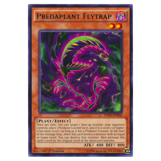Yu-Gi-Oh! - Invasion - Vengeance - Predaplant Flytrap (Rare) INOV-EN006