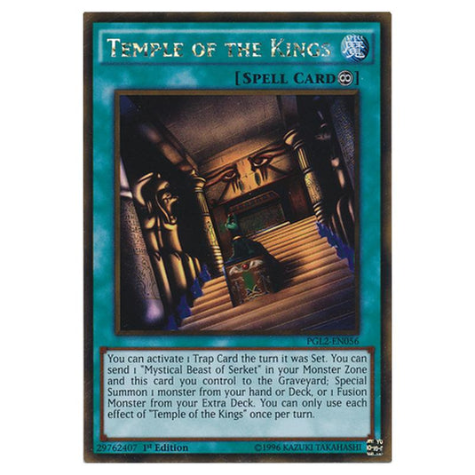Yu-Gi-Oh! - Premium Gold - Return of the Bling - Temple of the Kings (Gold Rare) PGL2-EN056
