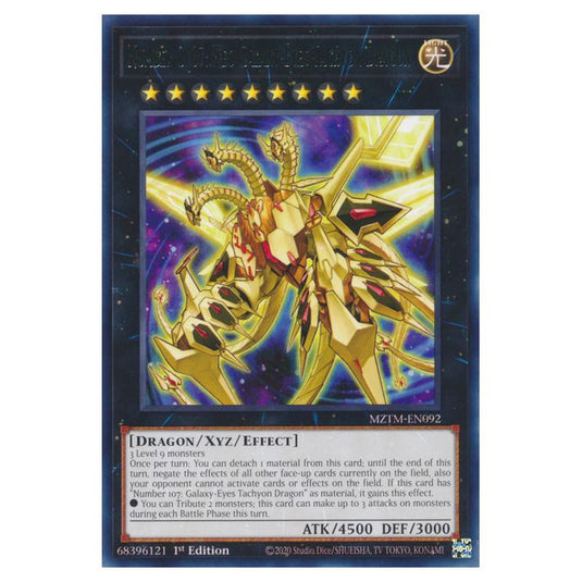 Yu-Gi-Oh! - Maze of the Master - Number C107: Neo Galaxy-Eyes Tachyon Dragon (Rare) MZTM-EN092