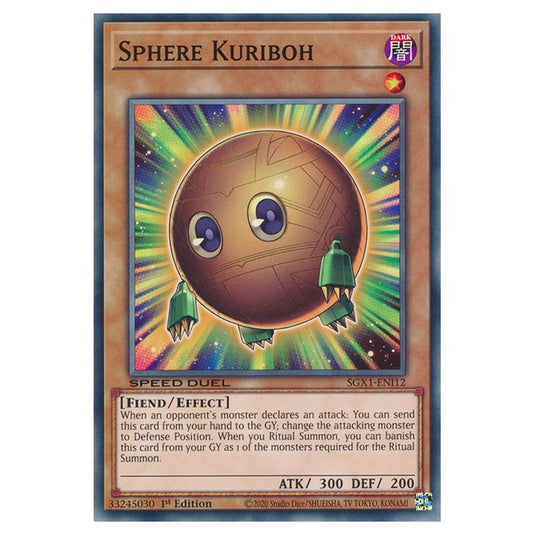 Yu-Gi-Oh! - Speed Duel GX - Duel Academy Box - Sphere Kuriboh (Common) SGX1-ENI12