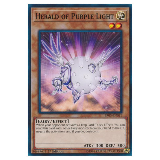 Yu-Gi-Oh! - Structure Deck - Wave of Light - Herald of Purple Light (Common) SR05-EN021