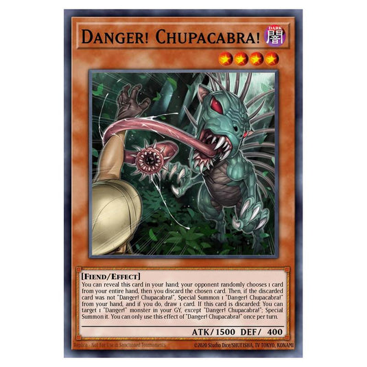Yu-Gi-Oh! - Structure Deck - The Crimson King - Danger! Chupacabra! (Common) SDCK-EN023